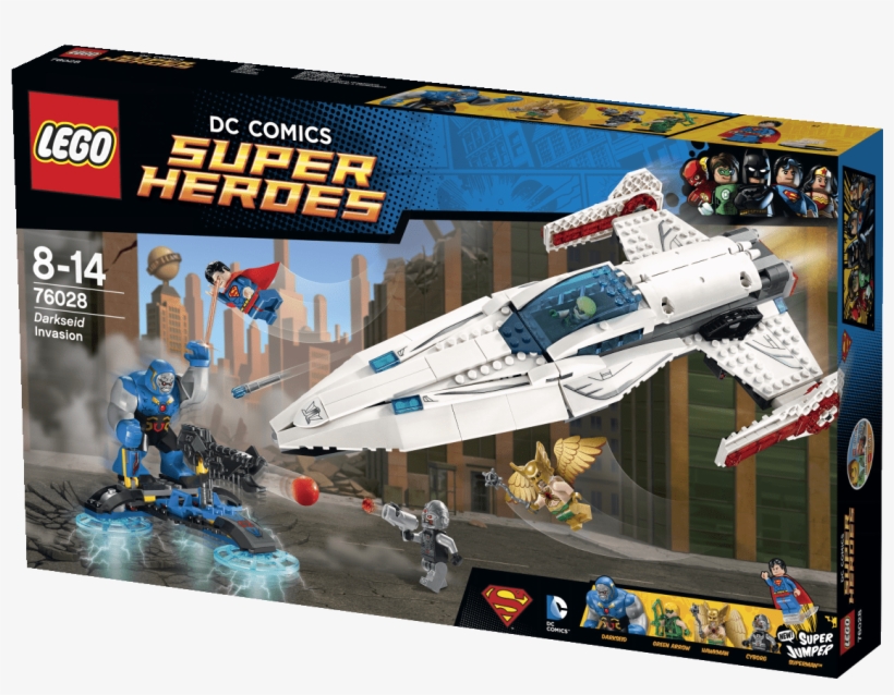 76028 - Lego Dc Comics Super Heroes Darkseid Invasion, transparent png