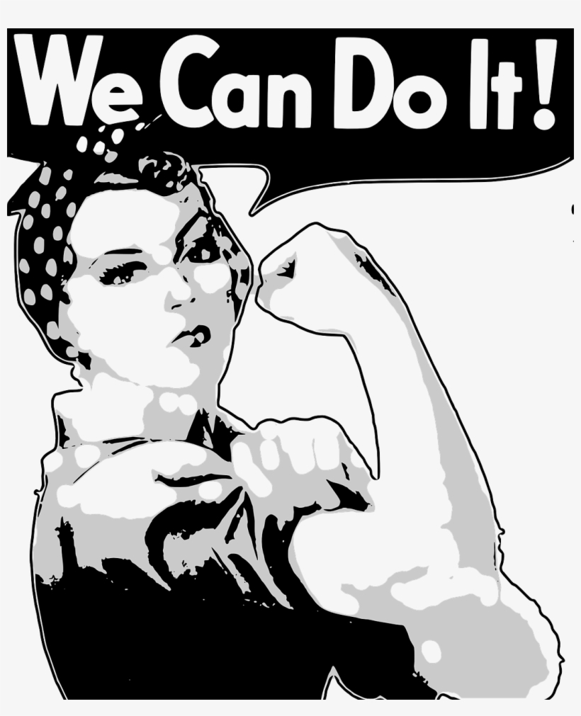 Why Self Confident Women Polarize Such As - Rosie The Riveter, transparent png