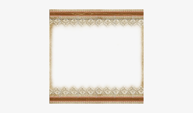 Vintage Lace Border Png - Vintage Brown Png Frames, transparent png