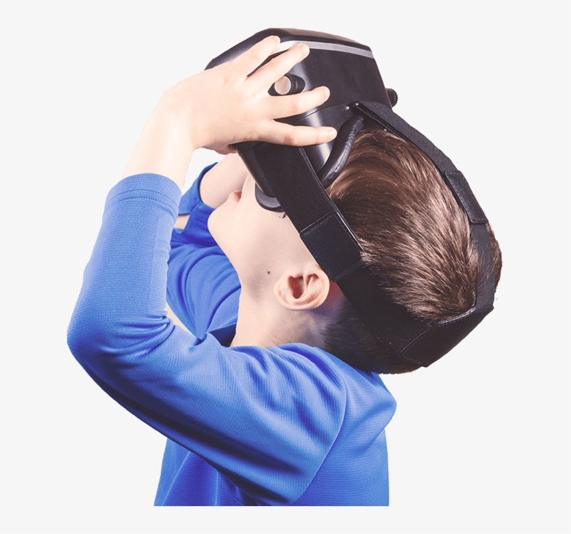 World Beyond The Hospital Room - Kid Using Vr Png, transparent png
