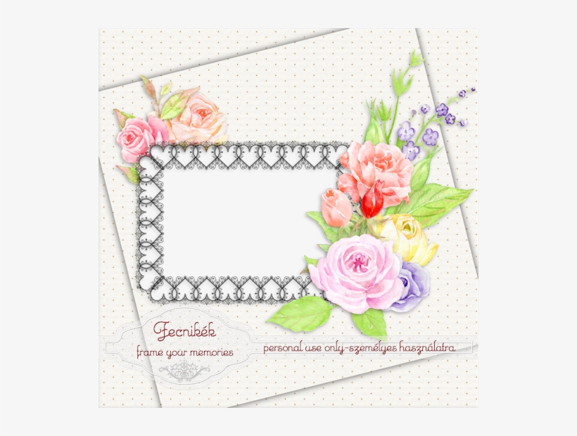 Lace Frame-qp - - Garden Roses, transparent png