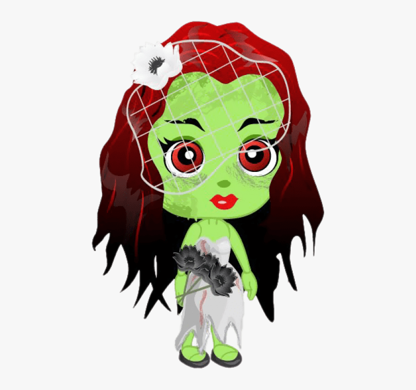 Zombie Girl Clip Art, transparent png