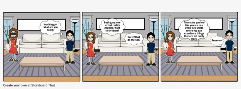 Virtual Reality - Cartoon, transparent png