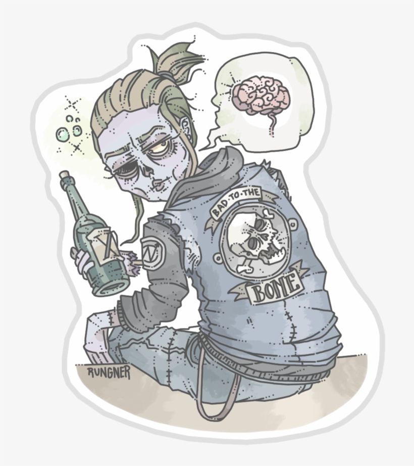 Png Download Zombie Girl By Rungner On Deviantart Punkgirl - Zombie Girl Punks Drawings, transparent png