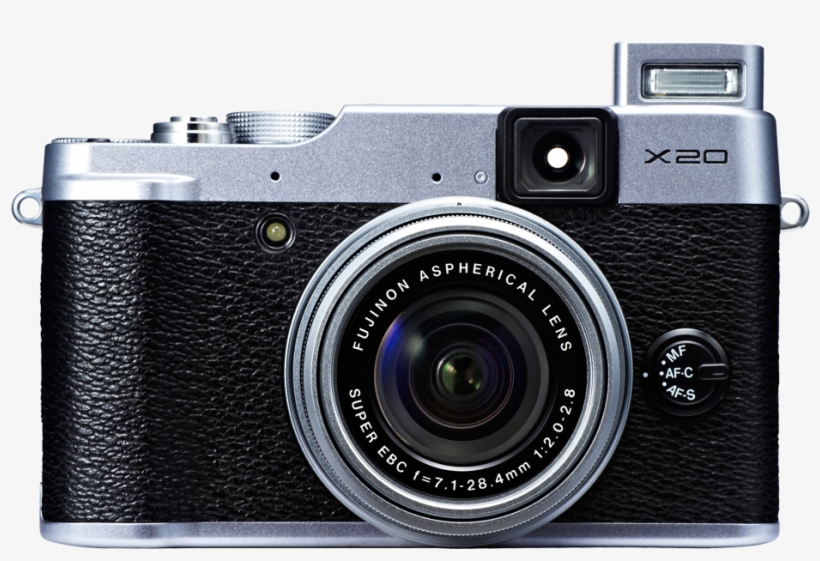 Fuji Film X20 Silver Digital Camera, transparent png
