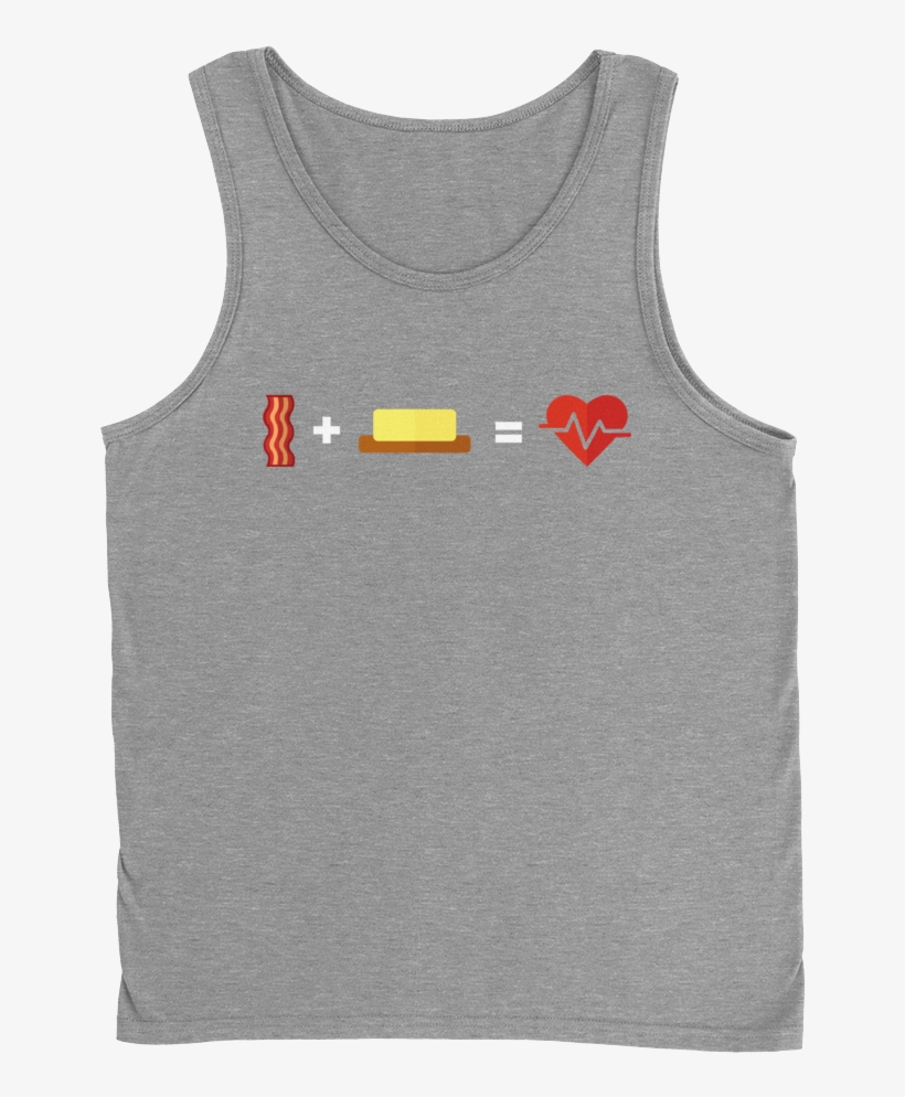 Bacon & Butter Emoji Tank Top - Top, transparent png