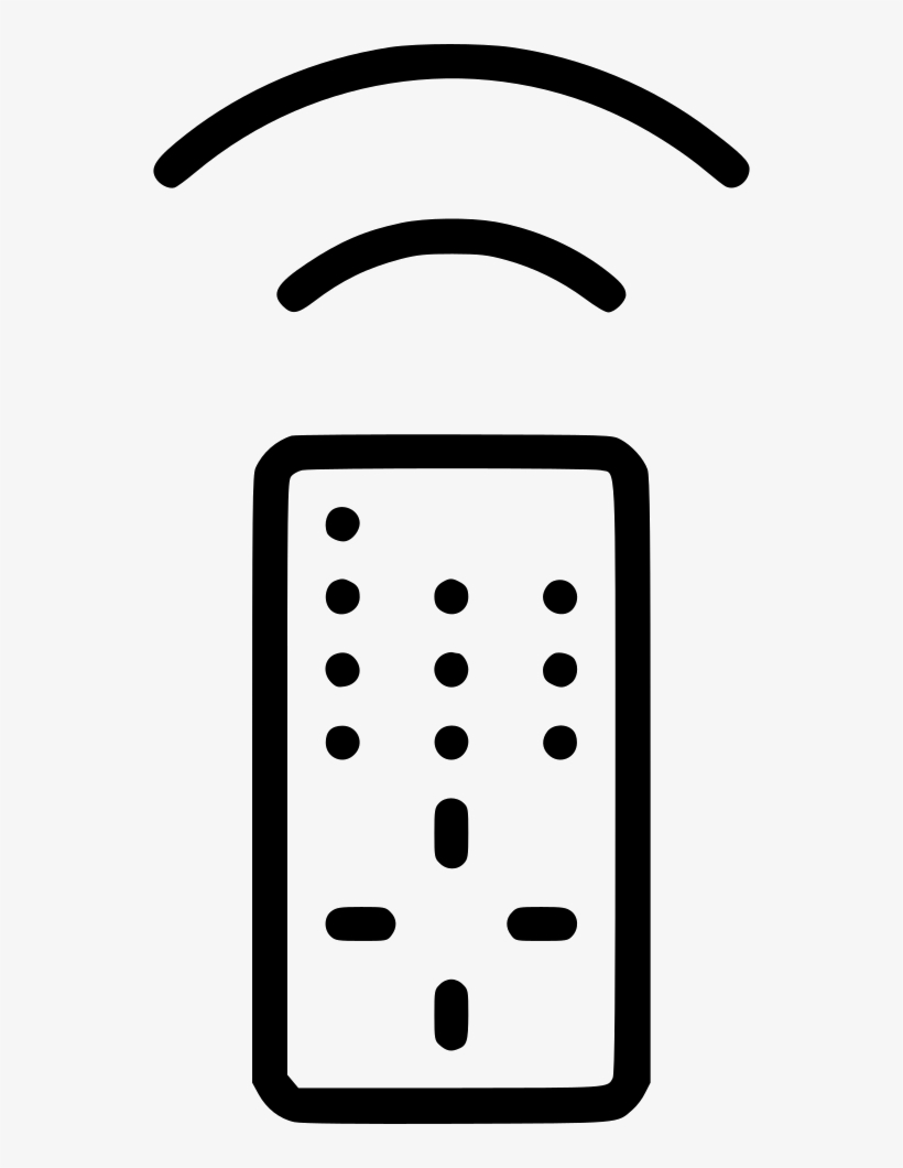 Tv Remote Control - Monochrome, transparent png