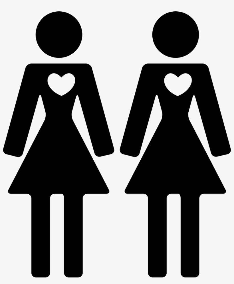 Couple Of Women Friends In Love Comments - Business People Icon Png, transparent png