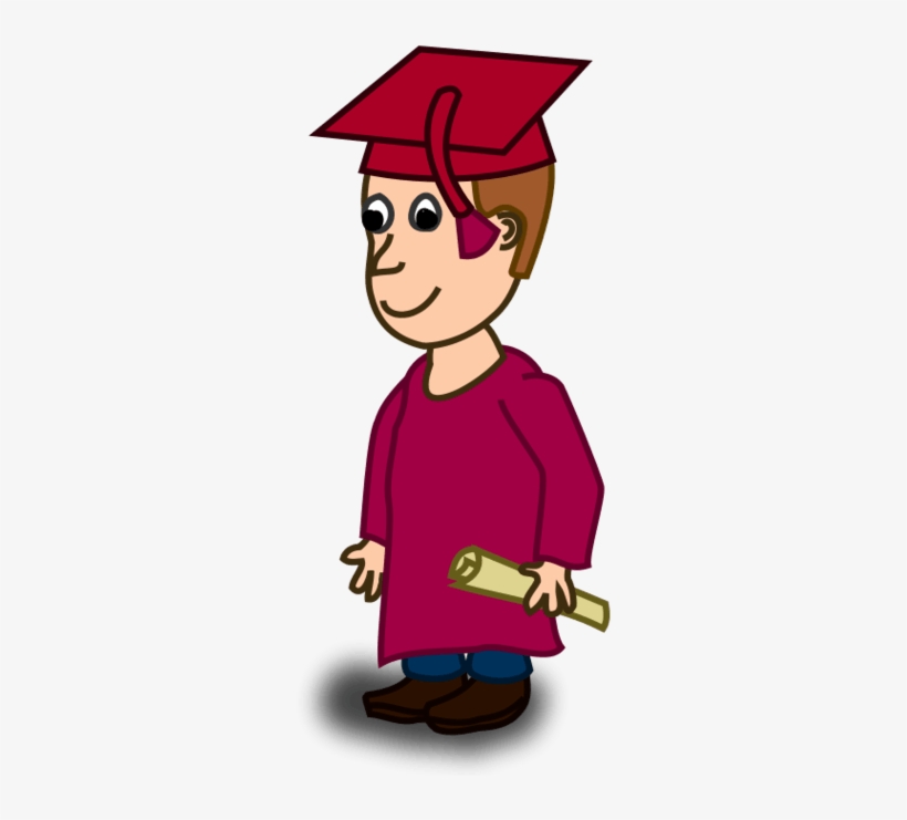 Toga Cliparts Cliparts Zone - Student Comic Character, transparent png