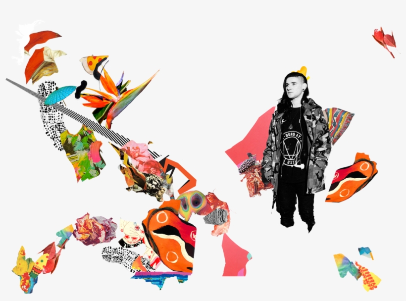 Skrillex, Pharrell, And Murakami Cover Complex's Inaugural - Illustration, transparent png