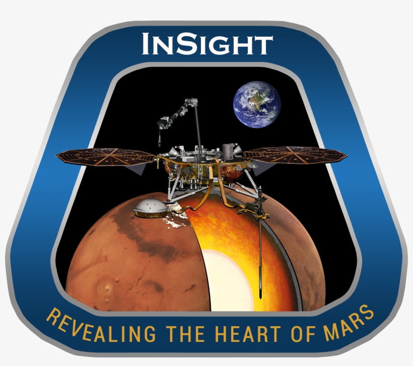 Homero Carrillo Liked This - Mars Insight Mission Patch, transparent png