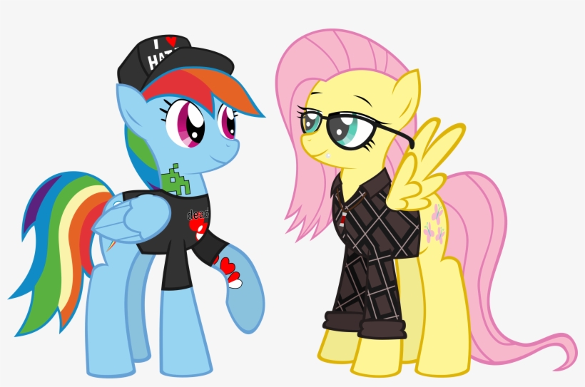 Sasukex125, Clothes, Cosplay, Deadmau5, Fluttershy, - Mlp Deadmau5 And Skrillex, transparent png