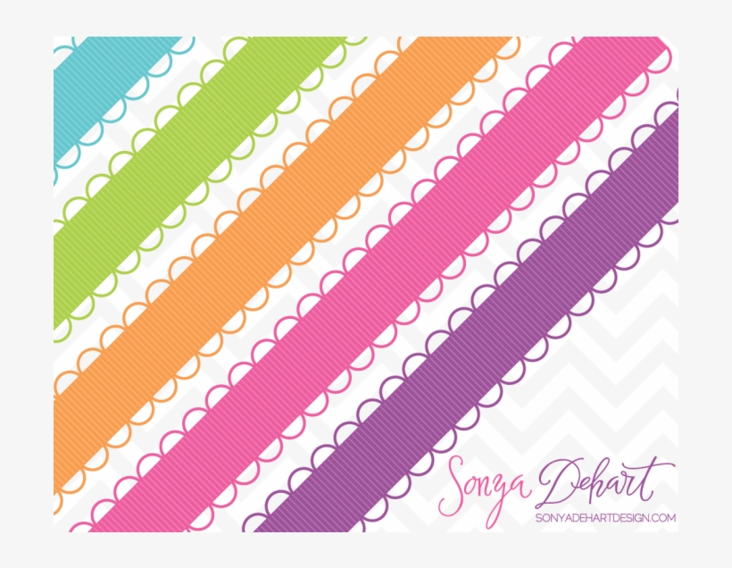 Ribbon Clipart Border Scrapbook Clipart Png Ribbon 700x700 PNG