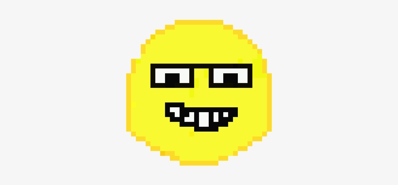 Nerd Emoji - Pixel Art Deadpool Logo, transparent png