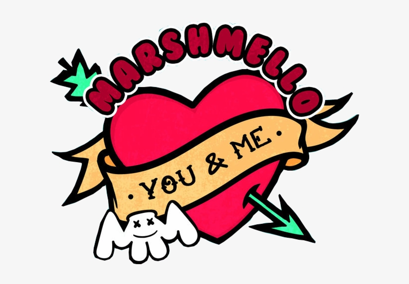 You & Me Marshmello, transparent png