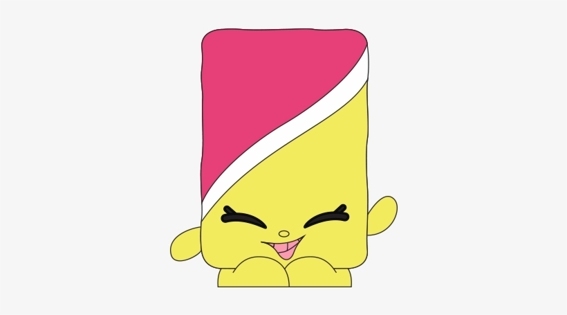 Marshmallow Twirl Ct Art - Yellow And Pink Shopkin, transparent png