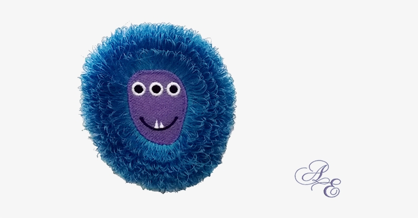 A Cute Monster With Three Eyes, A Fringe Mane And A - Monster, transparent png