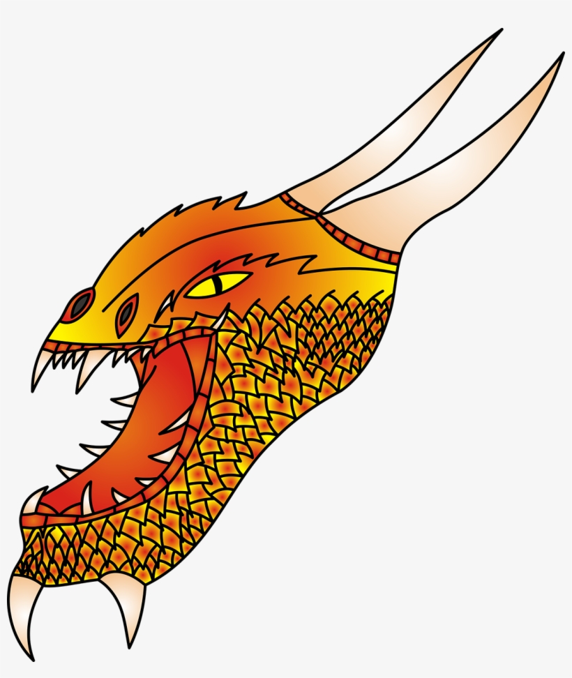 Dragon,no Background,the Head Of - Stock.xchng, transparent png