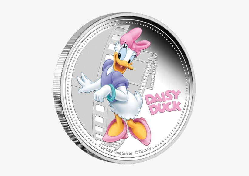 Skip To The Beginning Of The Images Gallery - Disney 2014 Daisy Duck 1 Oz Silver Proof Coin, transparent png