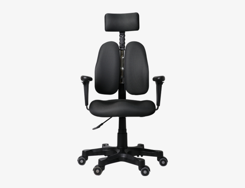 Ergoworks Duorest Dr-7500 Ergonomic Chair Knit Black - Duorest Chair, transparent png
