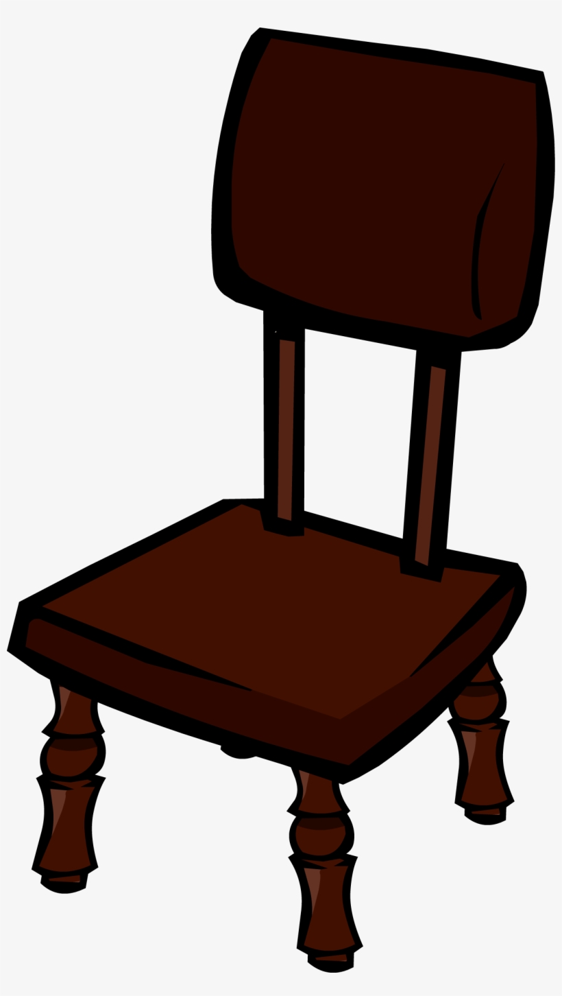 Rosewood Chair - Png - Club Penguin Chair Furniture, transparent png