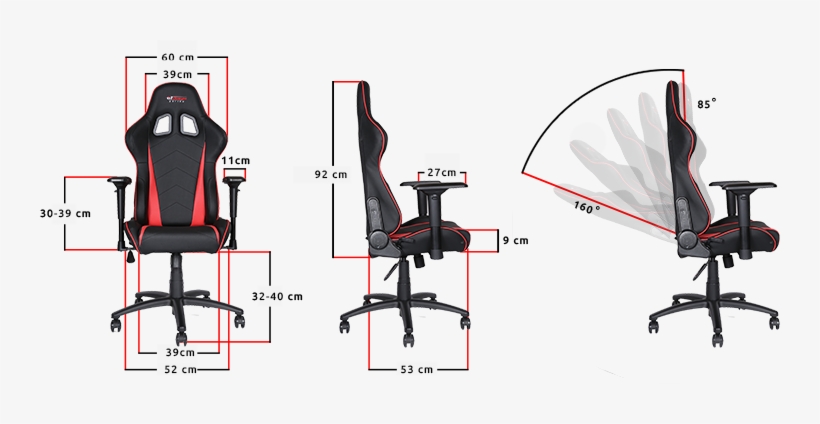 Offering The Utmost In Luxurious Comfort, Style And - Gt Omega Pro Racing Office Chair Black Next Red Leather, transparent png