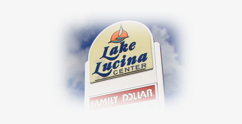 Lake Lucina Shopping Center - Signage, transparent png