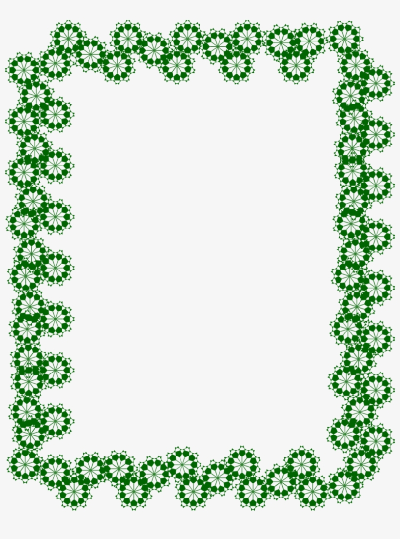 Green Border Frame Png Transparent Image - Green Border Transparent, transparent png