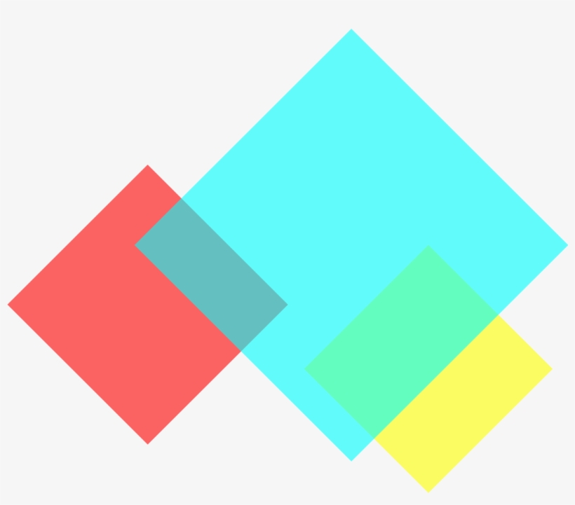 Blocks Tangram Graphic Design - Transparent Colored Square Png, transparent png