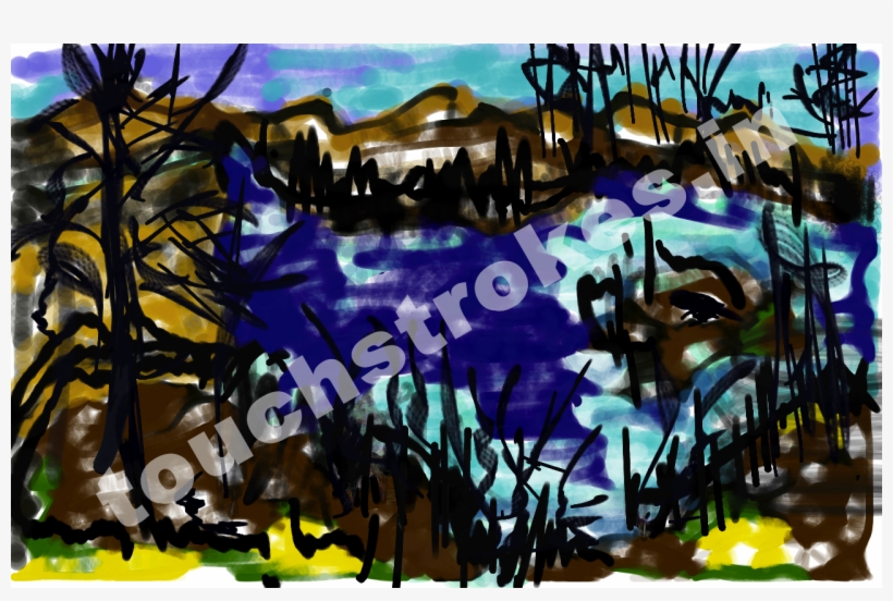 Lake In The Woods, transparent png