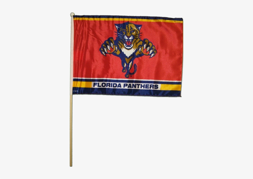 12"x18" Florida Panthers Stick Flag, Econo-polyester - Nhl - Florida Panthers 4x4 Die Cut Decal, transparent png
