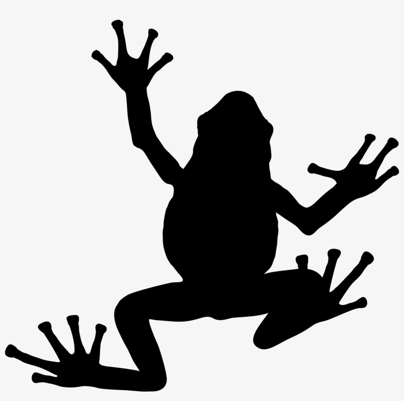 Frog Big Image Png - Frog Silhouette, transparent png