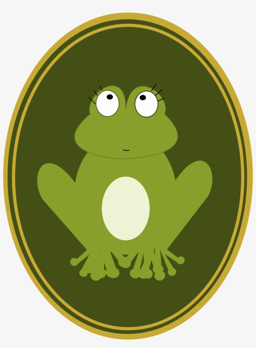 Frog Clipart School Source - Frog Clipart In Circle, transparent png