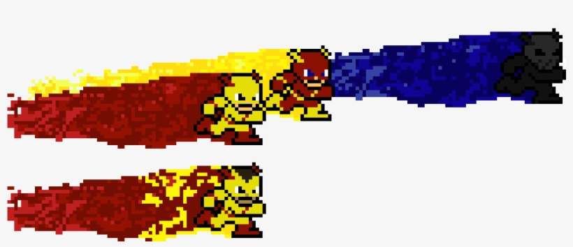 Flash And Reverse Flash And Zoom - Pixel Art Zoom Flash Reverse Flash, transparent png