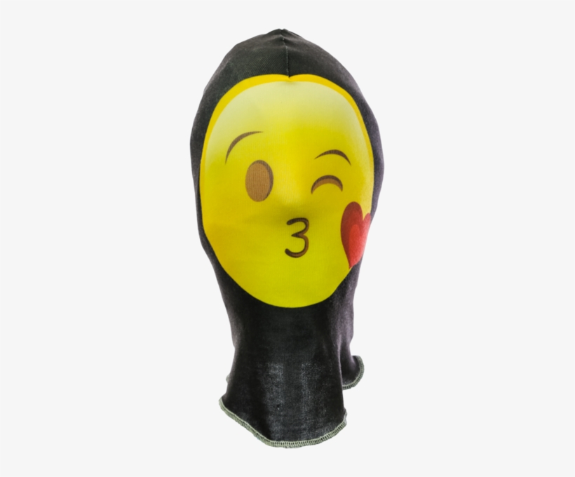 Kissing Emoji Mask - Mask, transparent png