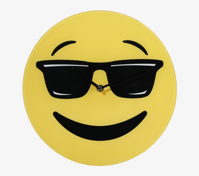 Wall Clock Emoji Cool, transparent png