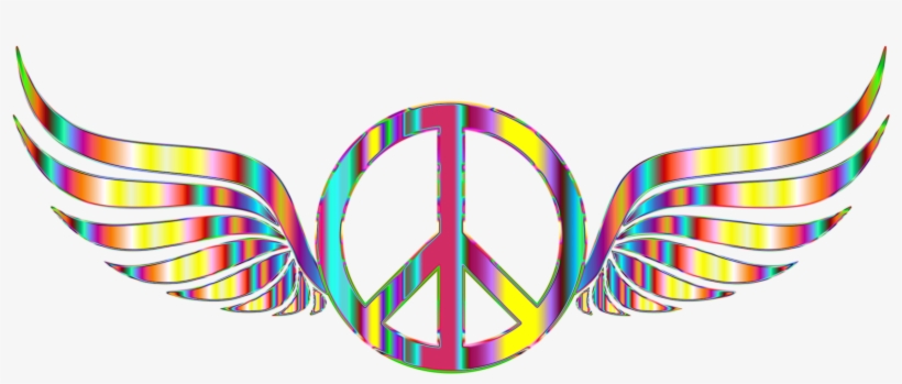 This Free Icons Png Design Of Gold Peace Sign Wings, transparent png
