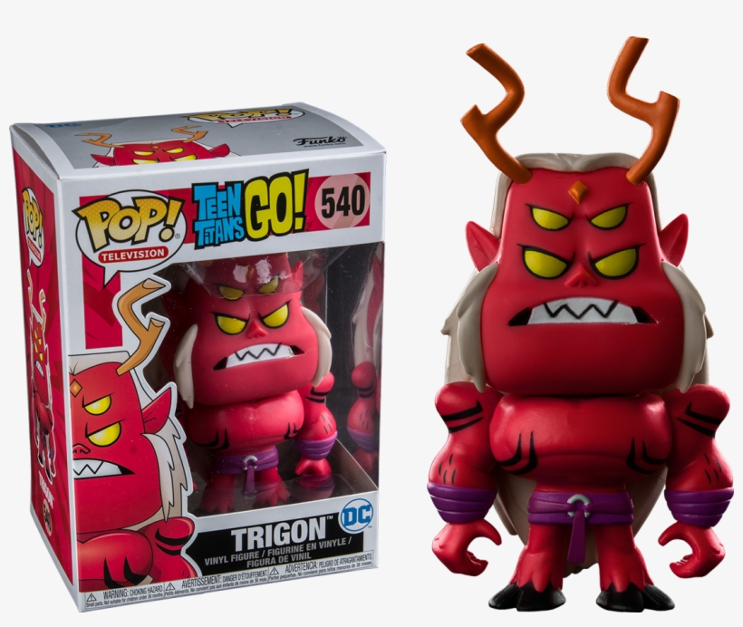 Teen Titans Go Trigon Funko Pop Vinyl Figure - Figurine Pop Teen Titans, transparent png
