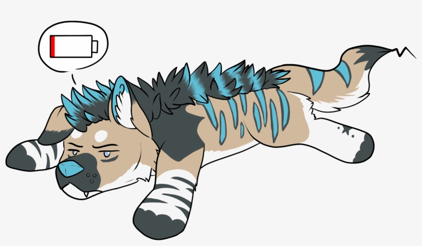 Still Stuck In Low Battery - Cartoon, transparent png