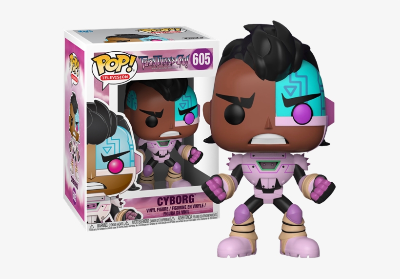 תמונה של Teen Titans Go Cyborg Pop - Pop Figures Team Titans Go, transparent png