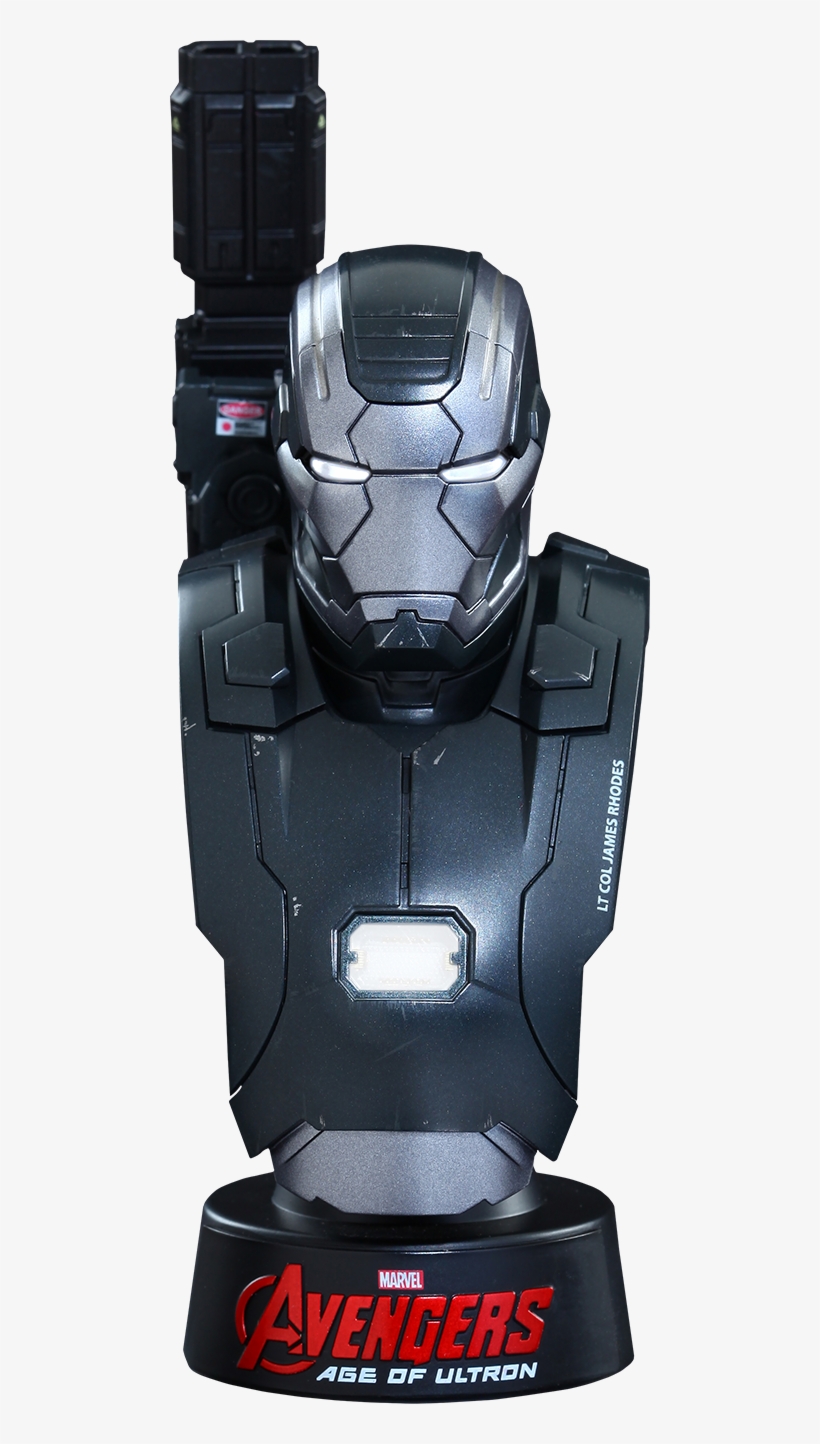 Hot Toys War Machine Mark Ii Collectible Bust - Avengers 2: Age Of Ultron - War Machine Mark Ii 1:6, transparent png