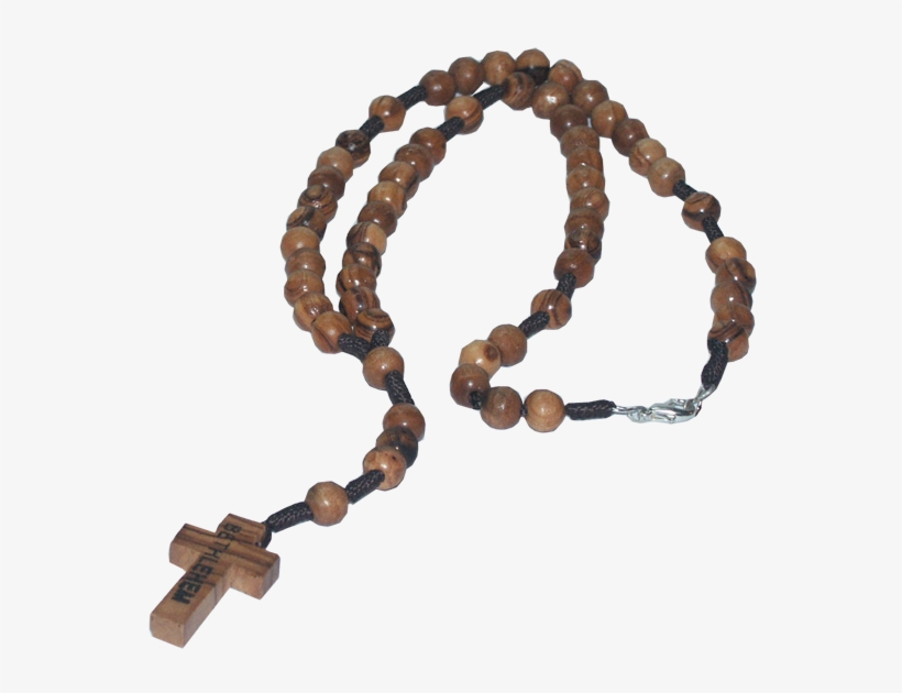 Item - Wood Rosary Necklace Png, transparent png