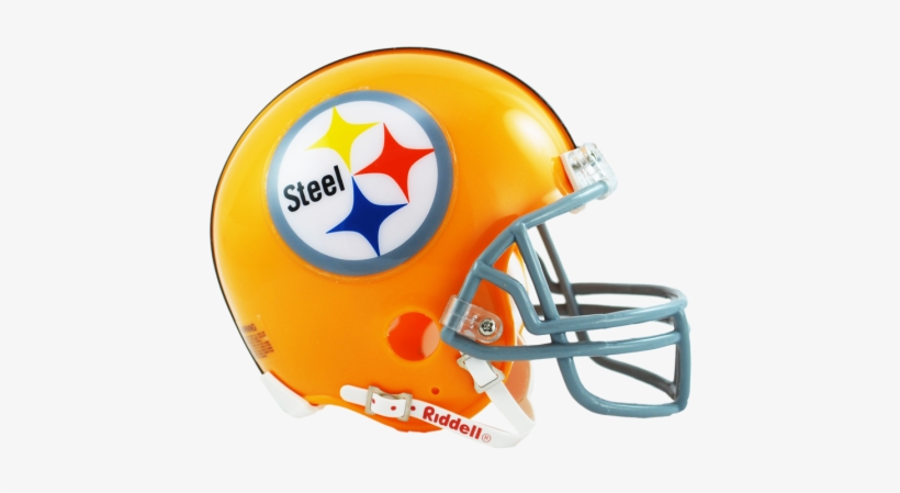 Pittsburgh Steelers Vsr4 Mini Throwback Helmet - Pittsburgh Steelers Throwback Helmets, transparent png