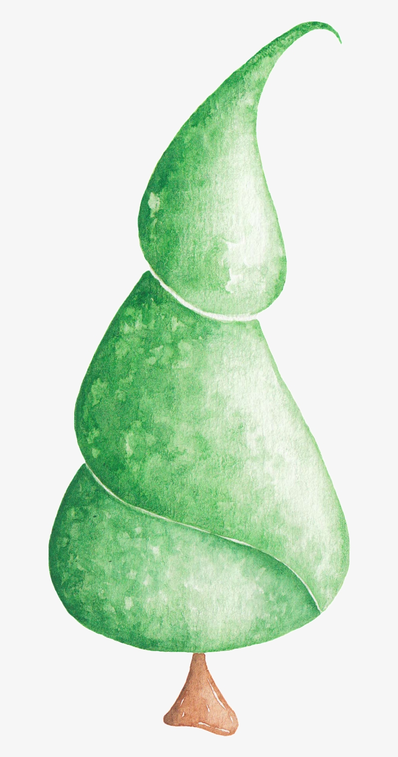 Cartoon Abstract Christmas Tree Png Transparent - Christmas Tree, transparent png