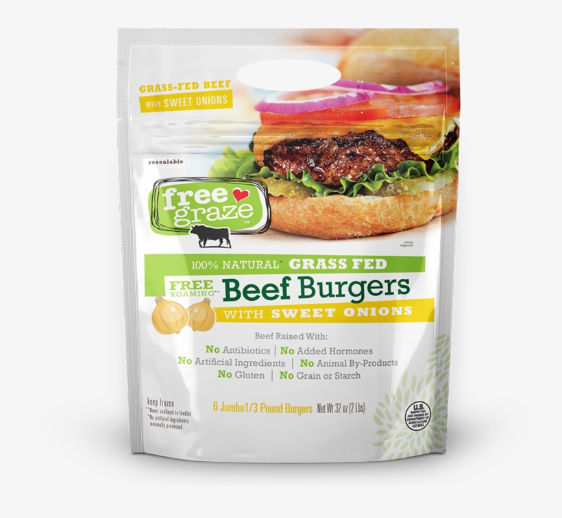 Free Graze Sweet Onion - Hamburger, transparent png