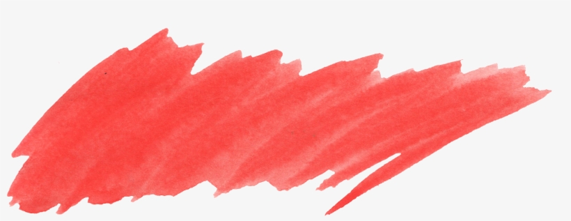 37 Red Watercolor Brush Stroke Png Transparent Vol - Maple Leaf, transparent png