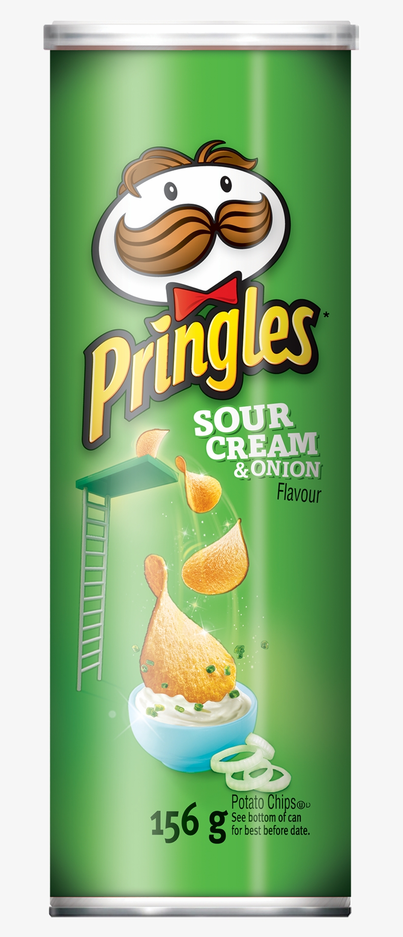 Pringles* Sour Cream & Onion Flavour - Pringles Salsa De Chile Habanero Potato Crisps 5.96, transparent png