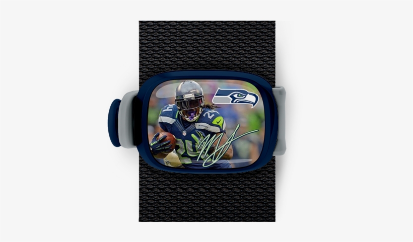 Marshawn Lynch Stwrap - Seattle Seahawks Marshawn Lynch 11x17 Multi-use Decal, transparent png