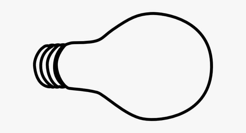 Royalty Free Library Clip Art At Clker Com Vector Online - Light Bulb Clip Art Black And White, transparent png