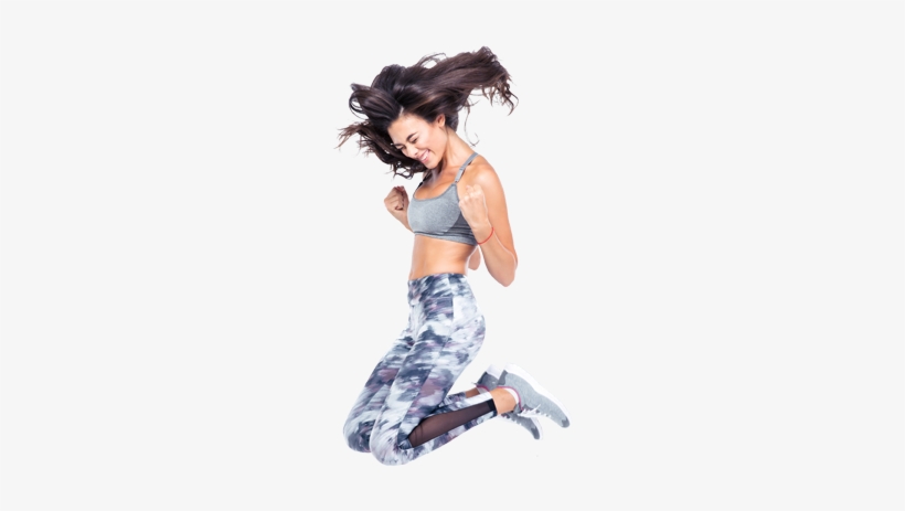High Country Fitness Fit Girl Jumping - Fit Girl Jumping Png, transparent png